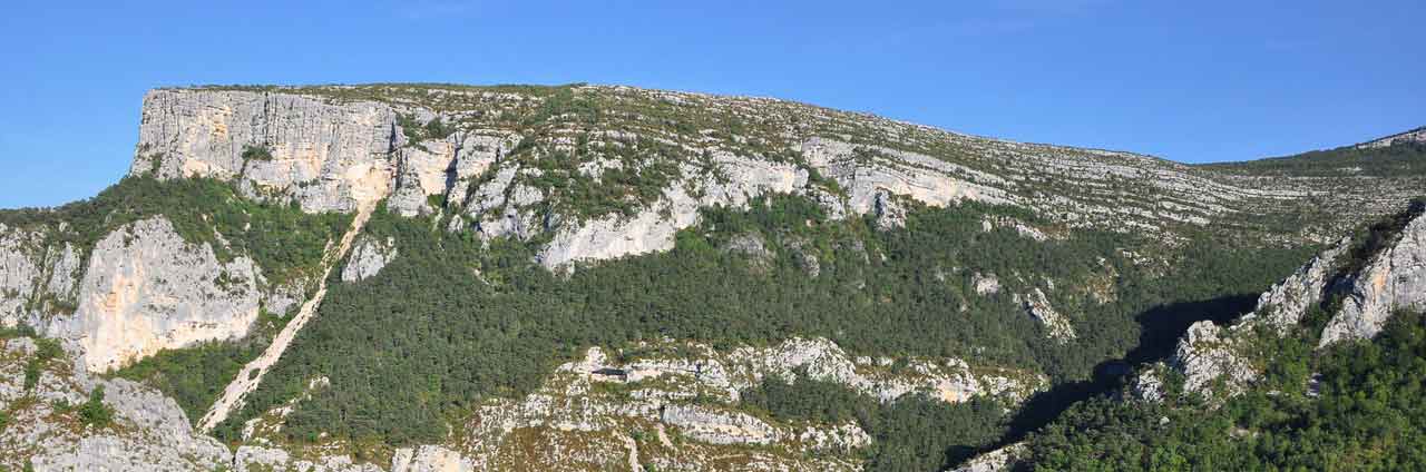 les sites d'escalades dans le Verdon