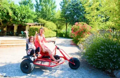 transport famille camping
