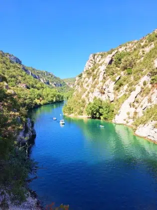 vue arienne bateaux verdon