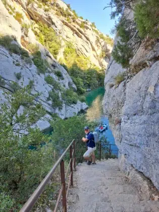 Gorges du Verdon 56 a pied verdon